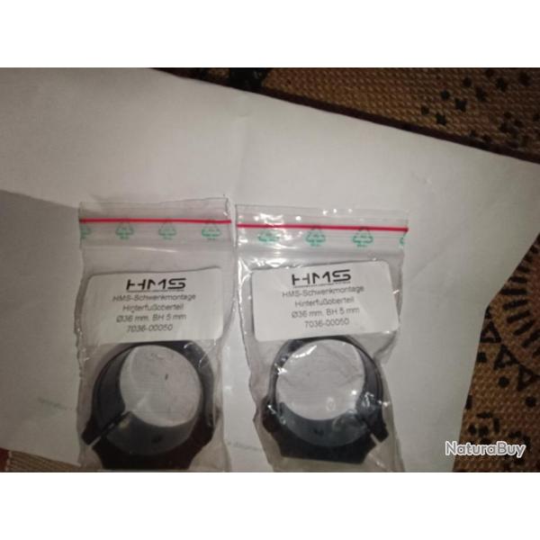 Colliers  diam�tre 36 pour montage blaser HMS Swift