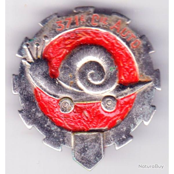 371/24 CAQG. 371/24 Compagnie Automobile de Quartier G�n�ral. T1. Sigle et centre peint de gueule. S