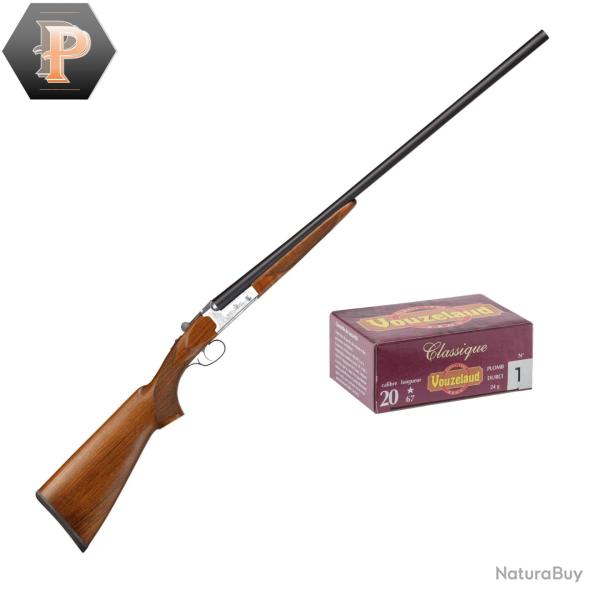 Pack chasseur ! Fusil juxtapos� Yildiz El�gant A5 - cal 20/76 + mun