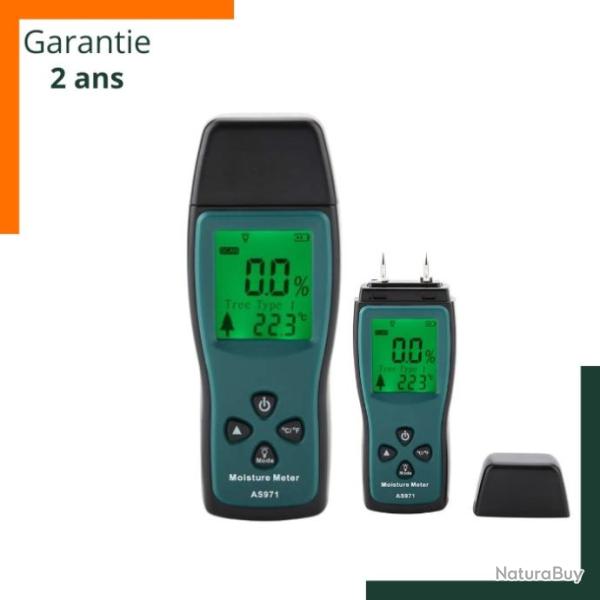 Testeur d'humidit� du bois - Garantie 2 ans