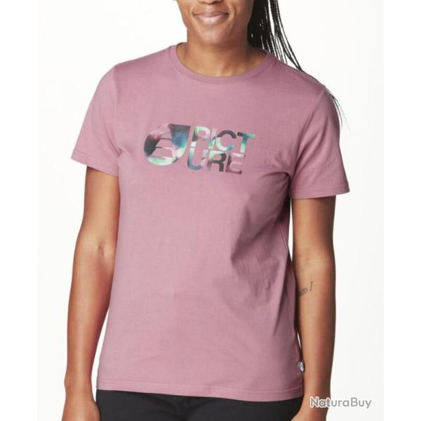 Tee Shirt en Coton Picture BASEMENT TEE W Rose