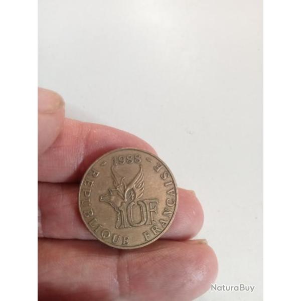 10 francs de 1988 roland garros