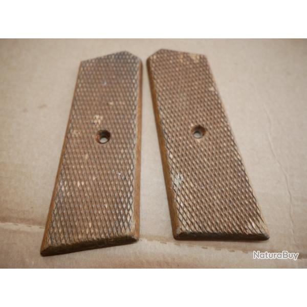 Plaquettes bois de pistolet type BRUNI Napol�on