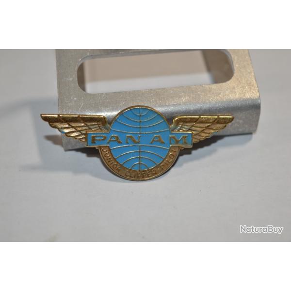 Insigne Broche �pingle PANAM Clipper Pilote Wings Compagnie volante American Airlines (17)