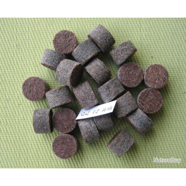 Bourres  cal  12  1�re  qualit�  tout  feutre  hauteur  14 mm