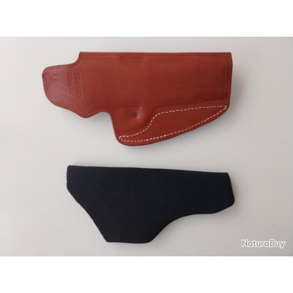 DESTOCKAGE Etui Holster pour Pistolet Cuir V�ritable Marron COLT 1911 Droitier Livraison Offerte