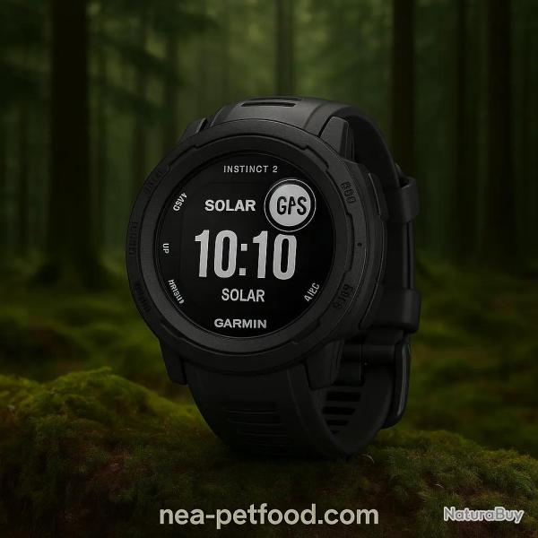 Garmin Instinct 2 noire compatible avec les centrales ALPHA