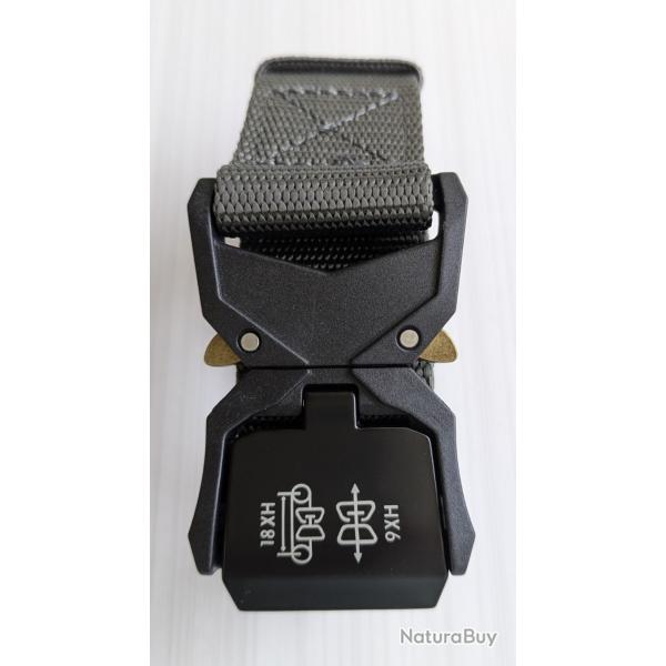 CEINTURE GRIS ANTHRACITE TACTIQUE (NEUVE)