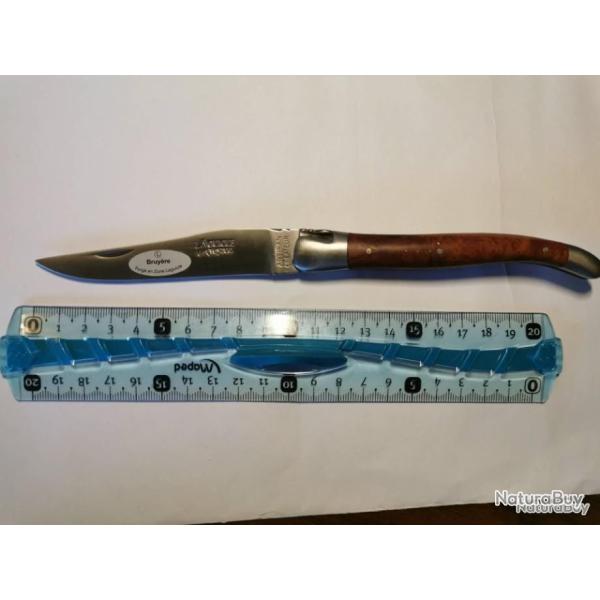 VERITABLE COUTEAU LAGUIOLE fabrication "LAGUIOLE AVEYRON" port offert paiement en 4X(A021)