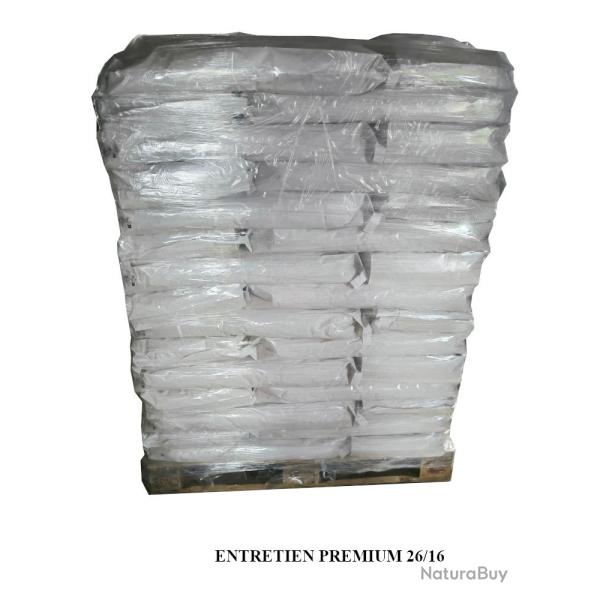Croquettes chien adulte/ ENTRETIEN PREMIUM 26/16 gros volume 2 palettes-90 sacs (35,68� ttc le paque