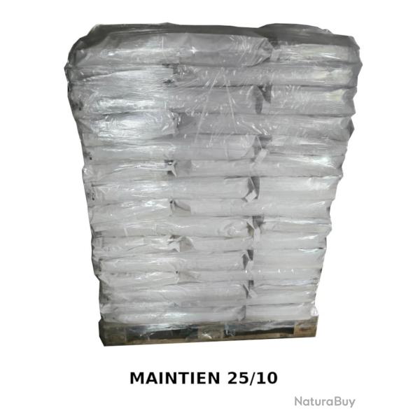 Croquettes chien adulte MAINTIEN 25/10 gros volume 1 palette-45 sacs de 14 kg