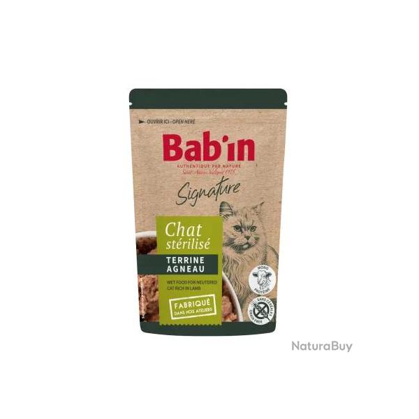 Terrine pour chat � l'agneau 10x80g