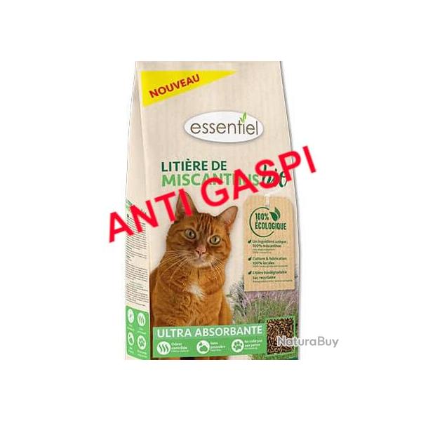 Lot liti�re pour chat, 3x5kg( anti-gaspi)