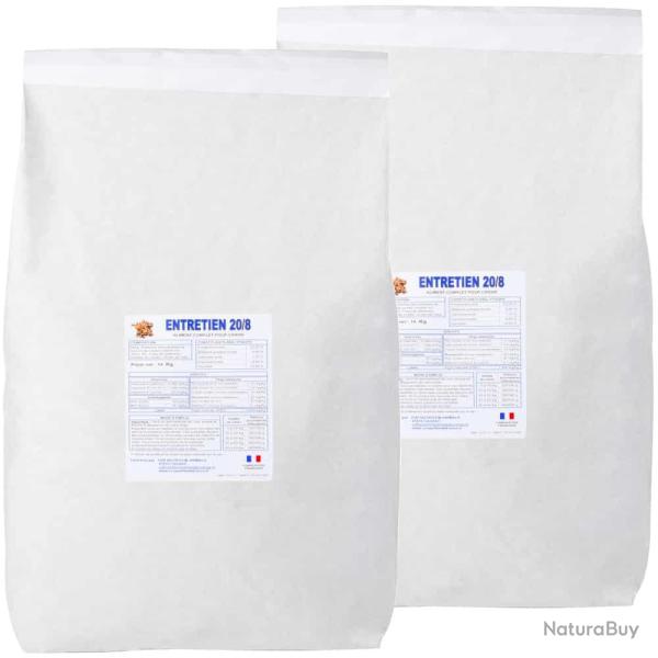 LOT DE 2 PAQUETS de 14 kg de croquettes all�g�es chien adulte/ ENTRETIEN 20/08