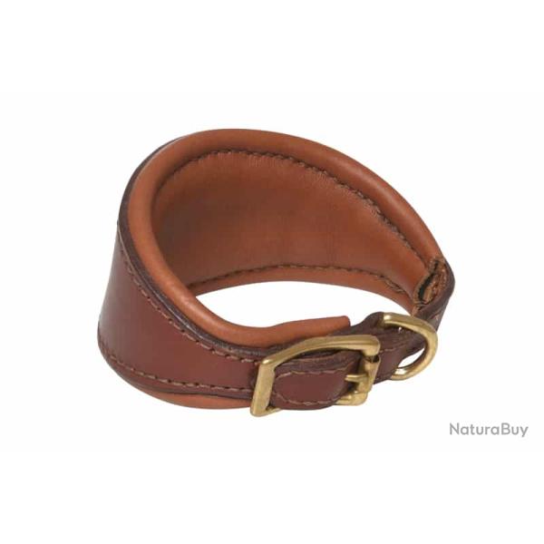 Collier en cuir L�vrier tr�s grand 32-38 cm, Rouge