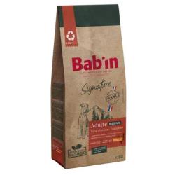 1 paquet de 12 kg de croquettes sans c&eacute;r&eacute;ales pour chien, BAB'IN