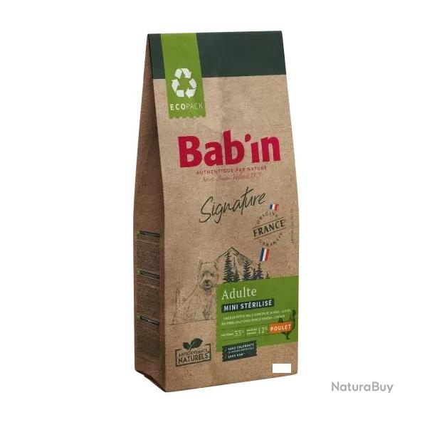 1 paquet de 2 kg de croquettes chien st�rilis�/ BAB'IN Mini St�rilised