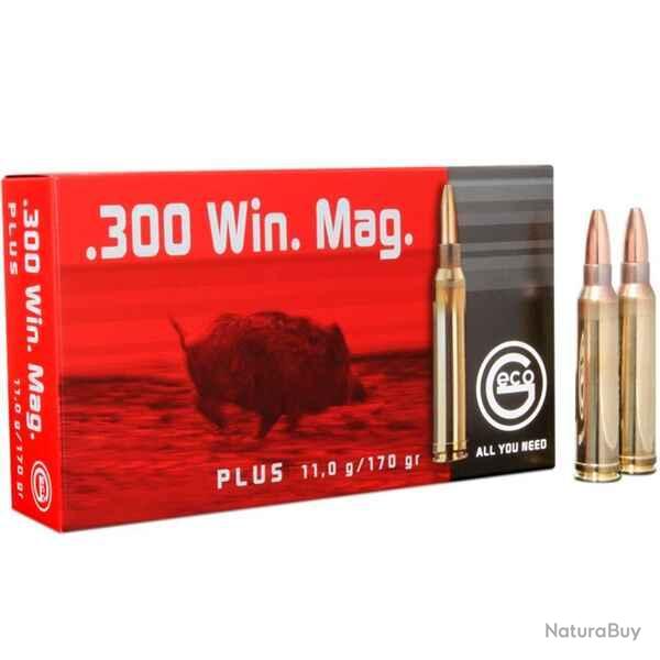 Cartouches GECO PLUS - Cal: 300 WIN MAG - 170grs (11gr) - Boite de 20 unit�s