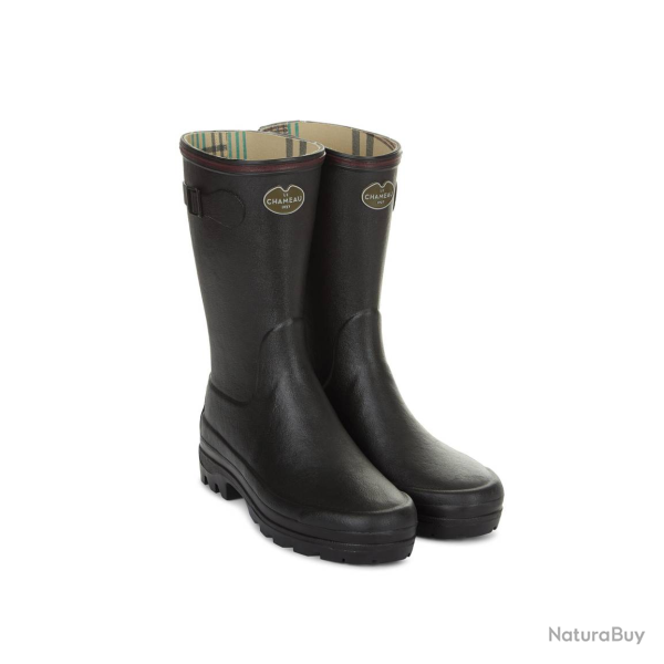 Bottillons femmes Le Chameau Giverny doubl�es jersey Noir