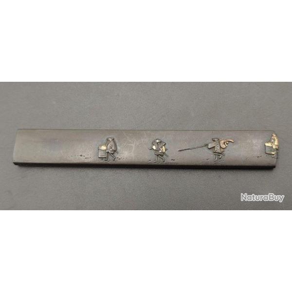 ANTIQUE KOZUKA EN SHAKUDO PROCESSION DE RATS MUMEI - JAPON XIX MEIJI 1868-1912 Collection Trs bon 