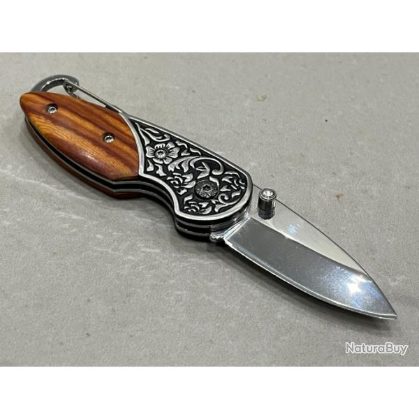 Couteau pliant mousqueton orn�