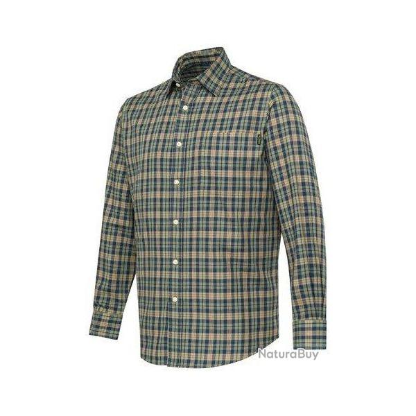 Chemise � manche longue Bryggen bleu BERETTA