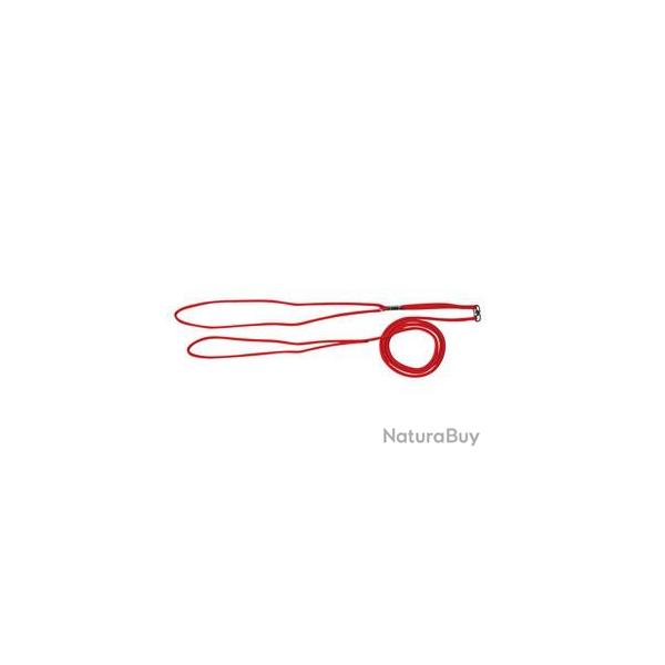 Laisse de pr�sentation ronde Rouge 1,20 m x 8 mm