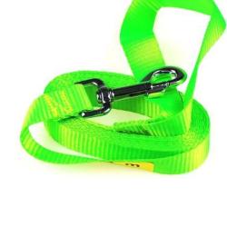 Longe NYLON VERT FLUO 3 m AVEC poign&eacute;e VERT