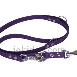 Laisse R&eacute;glable BIOTHANE 19mm Violet 19 mm 2,40 m