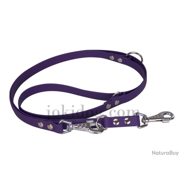 Laisse R�glable BIOTHANE 19mm Violet 19 mm 2,40 m