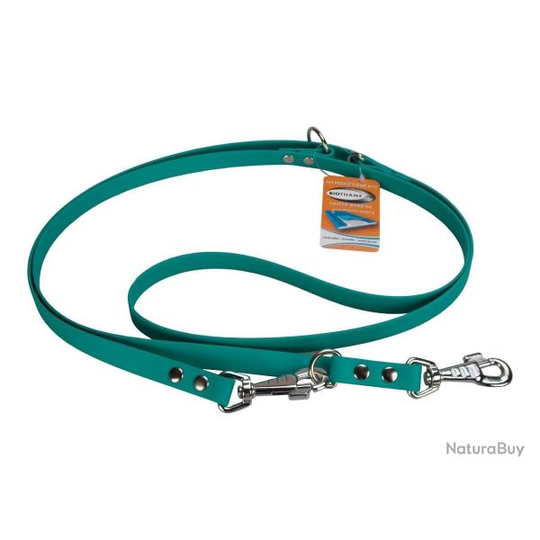 Laisse R�glable BIOTHANE 19mm 19 mm 2,40 m turquoise