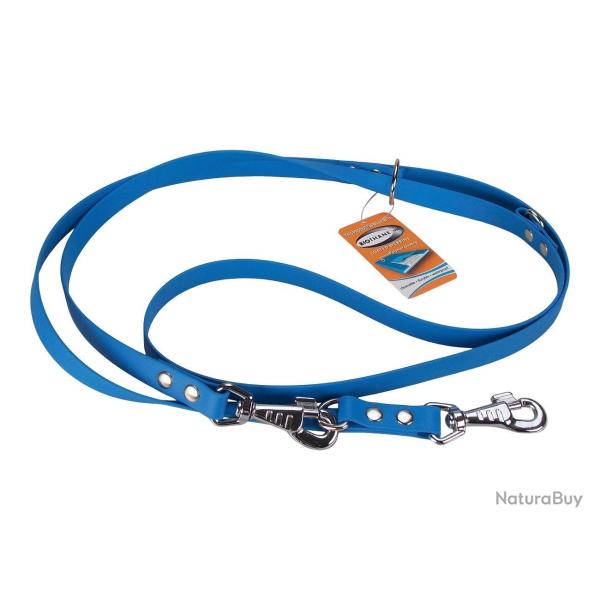 Laisse R�glable BIOTHANE 19mm 19 mm 2,40 m bleu clair