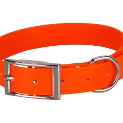 Collier BIO-BETA 25mm orange fluo 55 cm