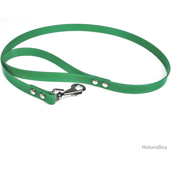 Laisse BIO-GOLD 19 mm vert fonc�