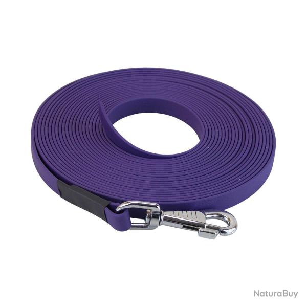 longe biothane beta plate 16 mm Violet 5 m SANS poign�e