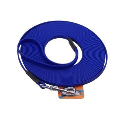 Longe BIOTHANE BETA plate 9 mm bleu roi 5 m AVEC poign&eacute;e
