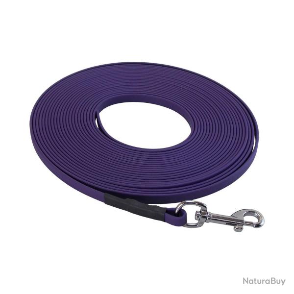 Longe BIOTHANE BETA plate 9 mm Violet 5 m SANS poign�e