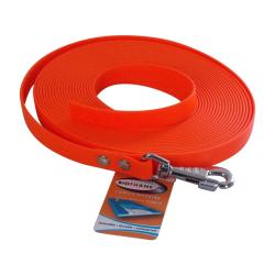 Longe BIOTHANE BETA plate 19 mm orange fluo 10 m SANS poign&eacute;e