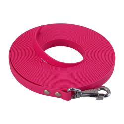 Longe BIOTHANE BETA plate 19 mm 10 m SANS poign&eacute;e rose passion