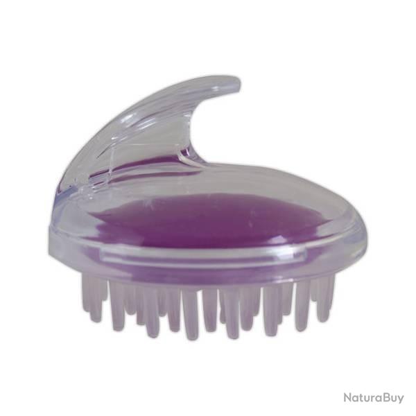brosse massante avec poign�e violette