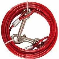 cable de niche plastifi&eacute; rouge 5 m 4 mm