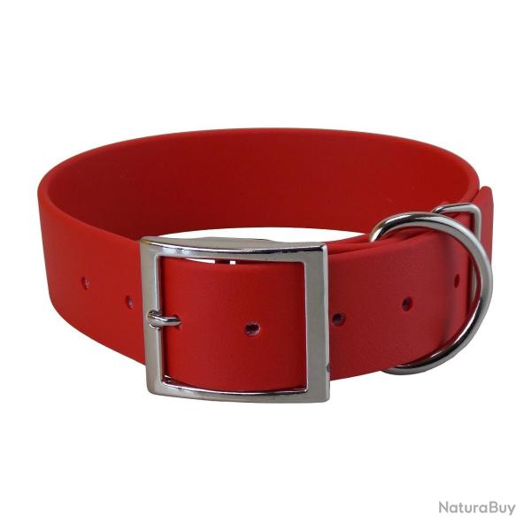 Collier BIO-HEAVY 38 mm ROUGE T3 ( 38mm x 80cm - C de 60 � 72 cm )