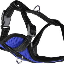 Harnais Milou Bleu S - 30 &agrave; 45 cm