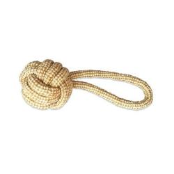 Jouet poign&eacute;e / balle corde 25 cm