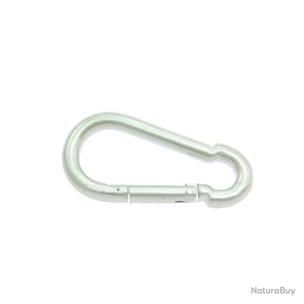 Mousqueton acier zingu� 80 mm