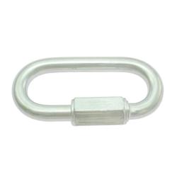 Maillons rapides zingu&eacute;s &eacute;conomiques 6 mm