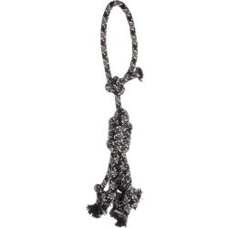 Jouet Revi Corde &agrave; tirer Noeud Twist Gris