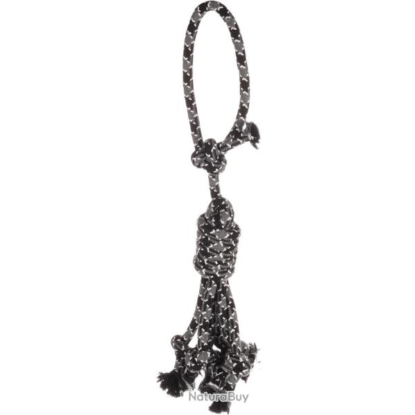 Jouet Revi Corde � tirer Noeud Twist Gris