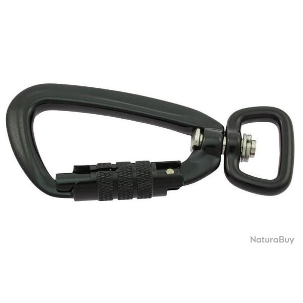 Mousqueton aluminium 86 mm - oeil carr� 20 mm