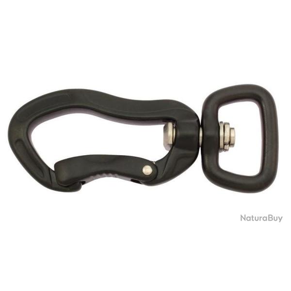 Mousqueton aluminium 71 mm - oeil carr� 20 mm